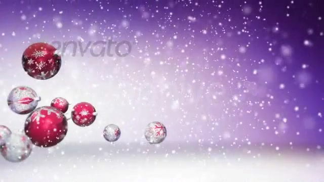 Happy Holidays Rolling Christmas Ornaments Videohive 3559176 After Effects Image 11