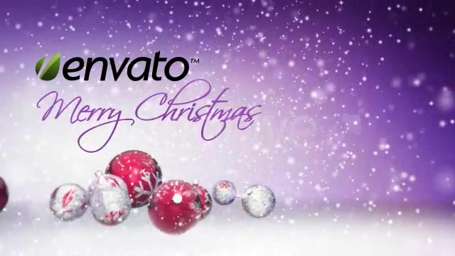 Happy Holidays Rolling Christmas Ornaments Videohive 3559176 After Effects Image 12