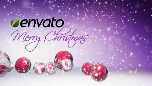 Happy Holidays Rolling Christmas Ornaments Videohive 3559176 After Effects Image 13
