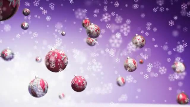 Happy Holidays Rolling Christmas Ornaments Videohive 3559176 After Effects Image 2