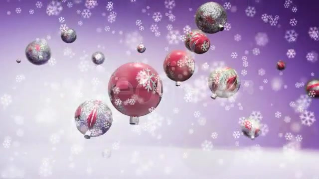 Happy Holidays Rolling Christmas Ornaments Videohive 3559176 After Effects Image 3