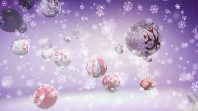 Happy Holidays Rolling Christmas Ornaments Videohive 3559176 After Effects Image 4