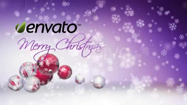 Happy Holidays Rolling Christmas Ornaments Videohive 3559176 After Effects Image 5