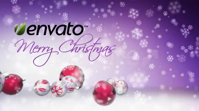 Happy Holidays Rolling Christmas Ornaments Videohive 3559176 After Effects Image 6