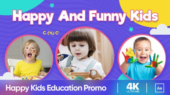 Happy Kids Education Promo - 34979617 Download Videohive