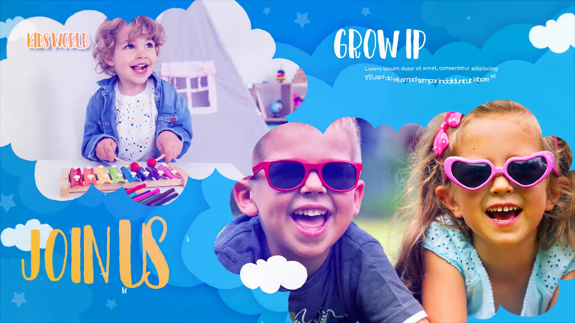 Happy Kids Promo Slideshow | MOGRT Videohive 30264398 Premiere Pro Image 3