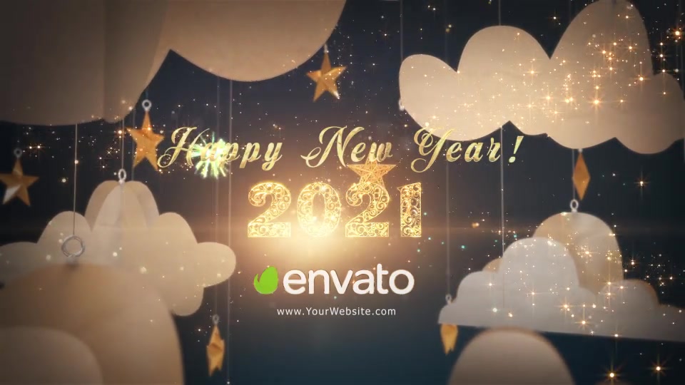 Happy New Year 2021 Paper Greetings Videohive 29284932 After Effects Image 6