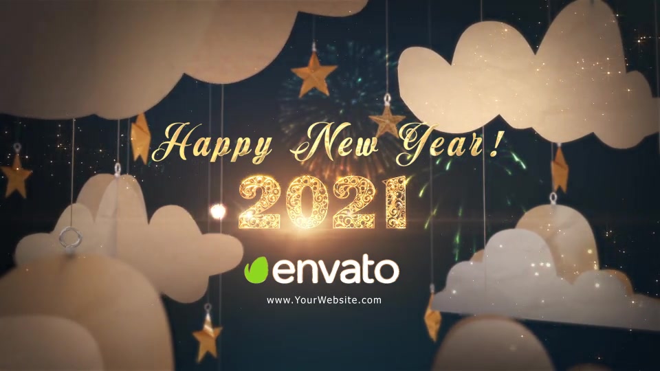 Happy New Year 2021 Paper Greetings Videohive 29284932 After Effects Image 7
