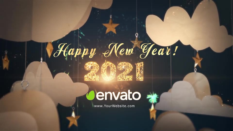 Happy New Year 2021 Paper Greetings Videohive 29284932 After Effects Image 8