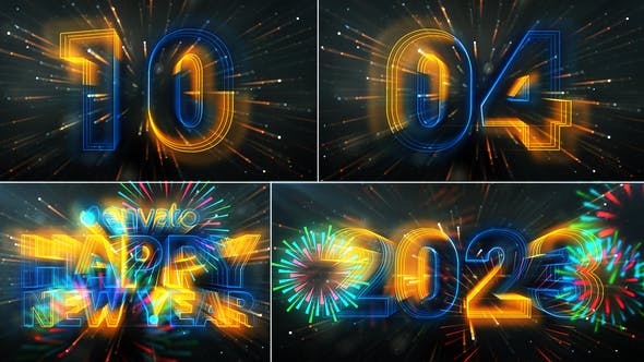 Happy New Year 2023 Countdown - 35021214 Videohive Download