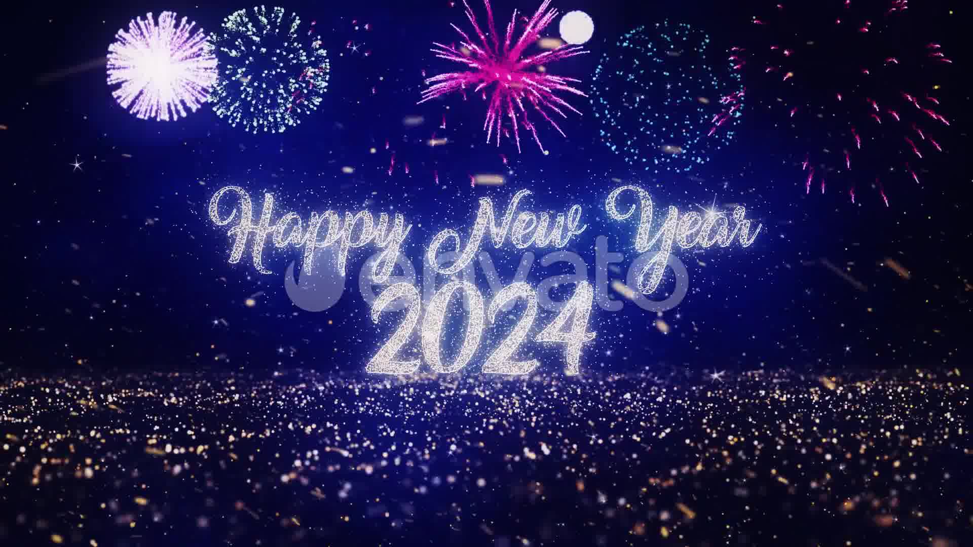Happy New Year 2024 With Fireworks 1 Videohive 35291873 Motion Graphics Image 10