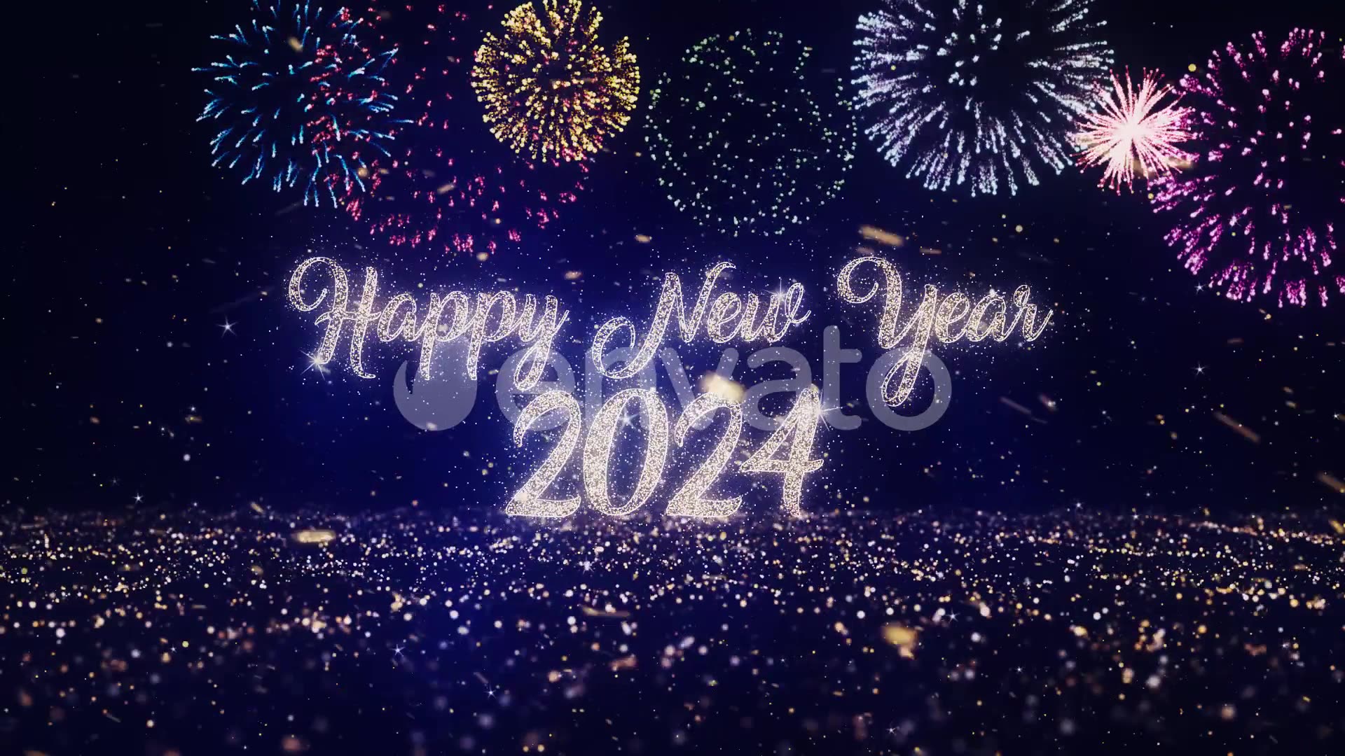 Happy New Year 2024 With Fireworks 1 Videohive 35291873 Motion Graphics Image 3
