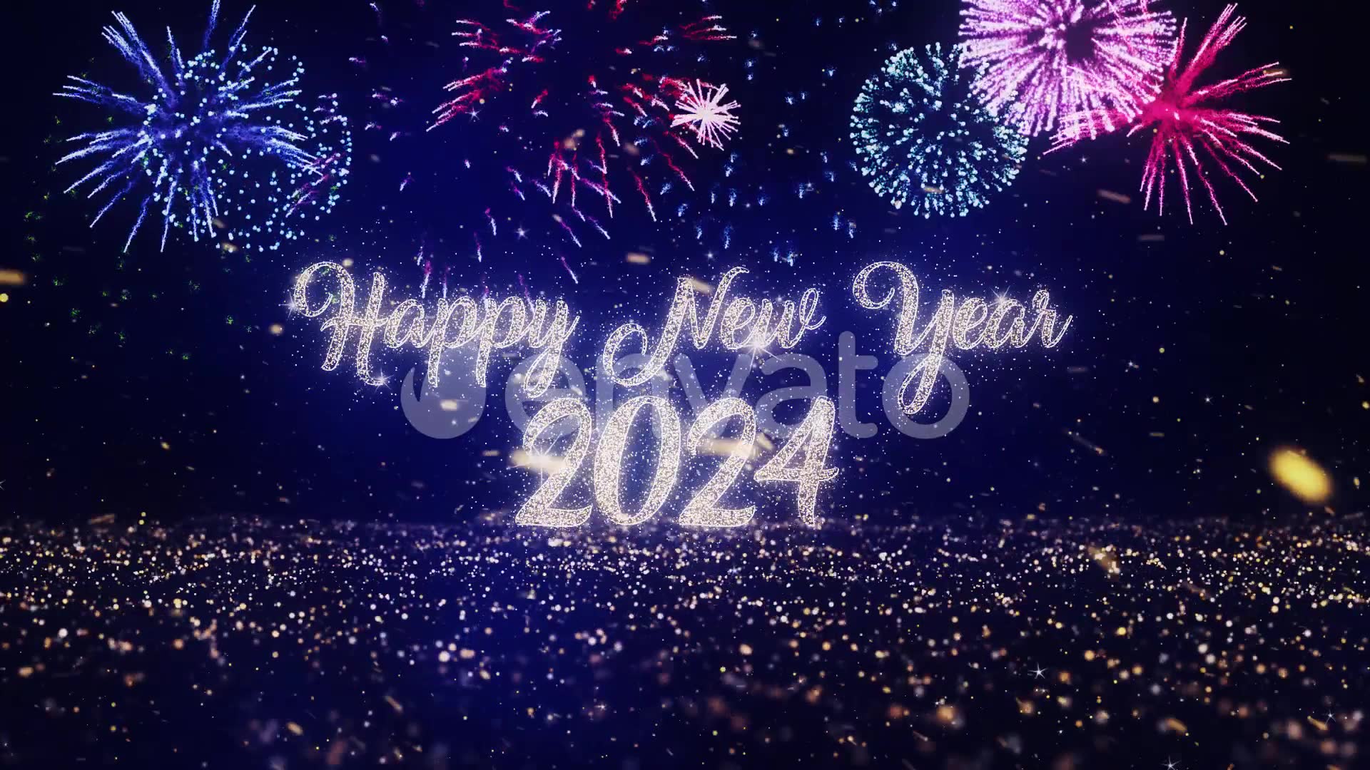 Happy New Year 2024 With Fireworks 1 Videohive 35291873 Motion Graphics Image 4
