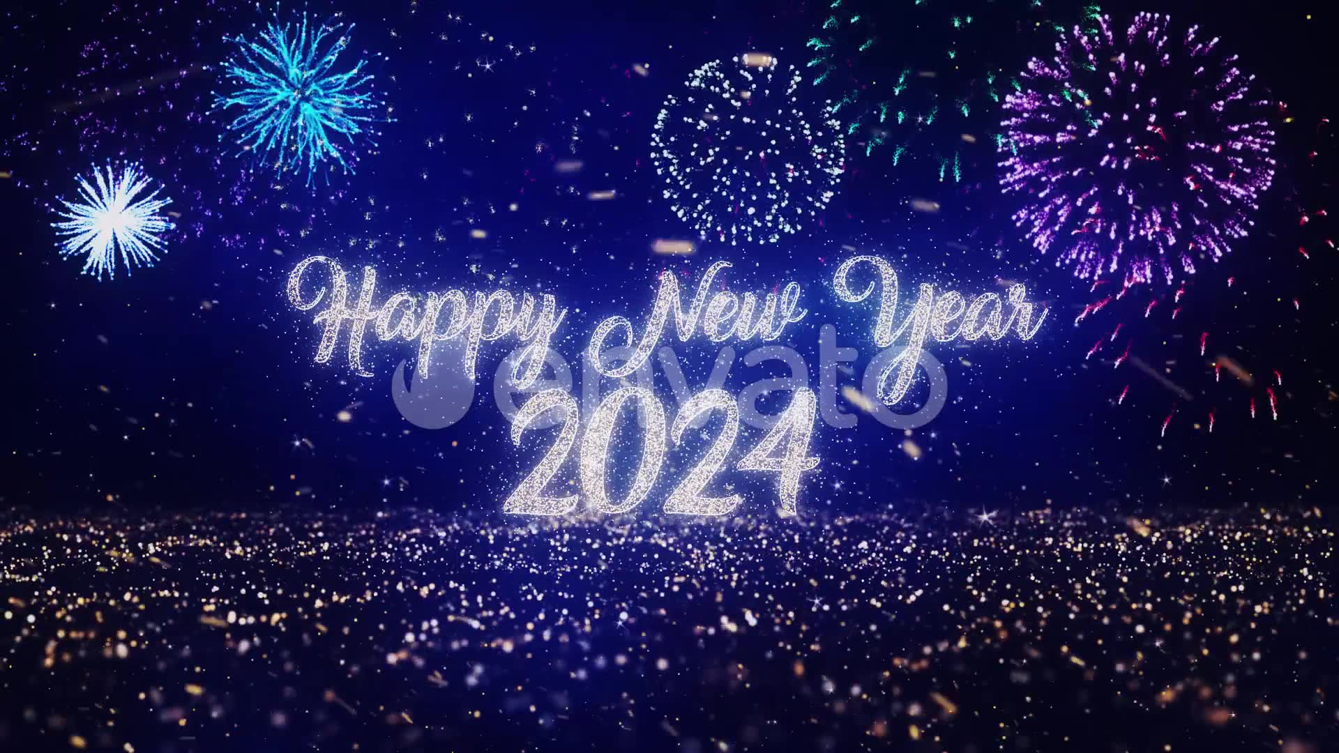 Happy New Year 2024 With Fireworks 1 Videohive 35291873 Motion Graphics Image 5