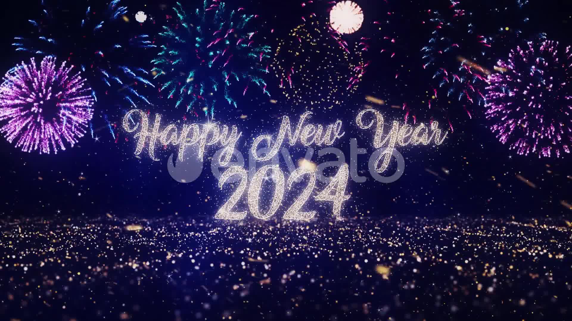 Happy New Year 2024 With Fireworks 1 Videohive 35291873 Motion Graphics Image 8