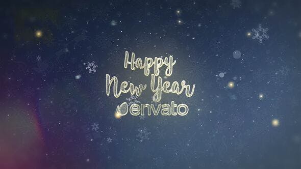 Happy New Year and Merry Christmas | MOGRT - Download Videohive 35301387