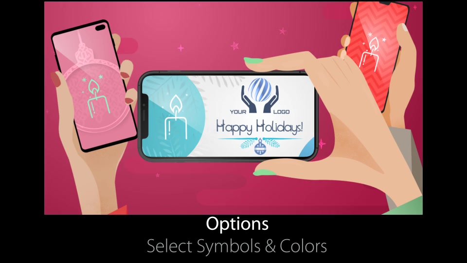 Happy New Year / Happy Holidays Smartphones! Videohive 24943353 After Effects Image 10