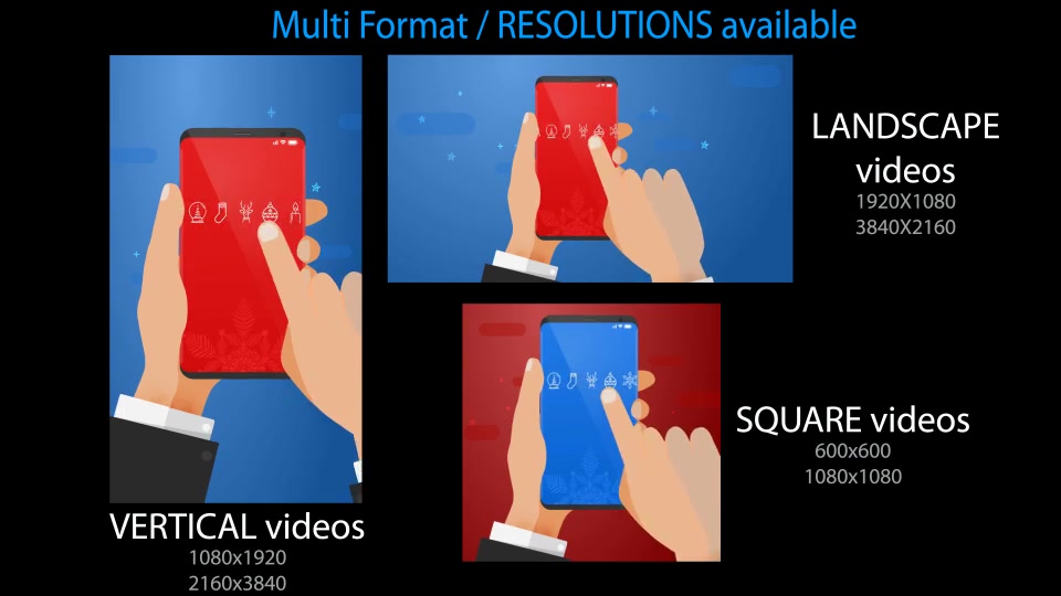 Happy New Year / Happy Holidays Smartphones! Videohive 24943353 After Effects Image 11