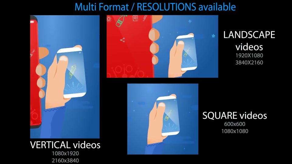 Happy New Year / Happy Holidays Smartphones! Videohive 24943353 After Effects Image 5