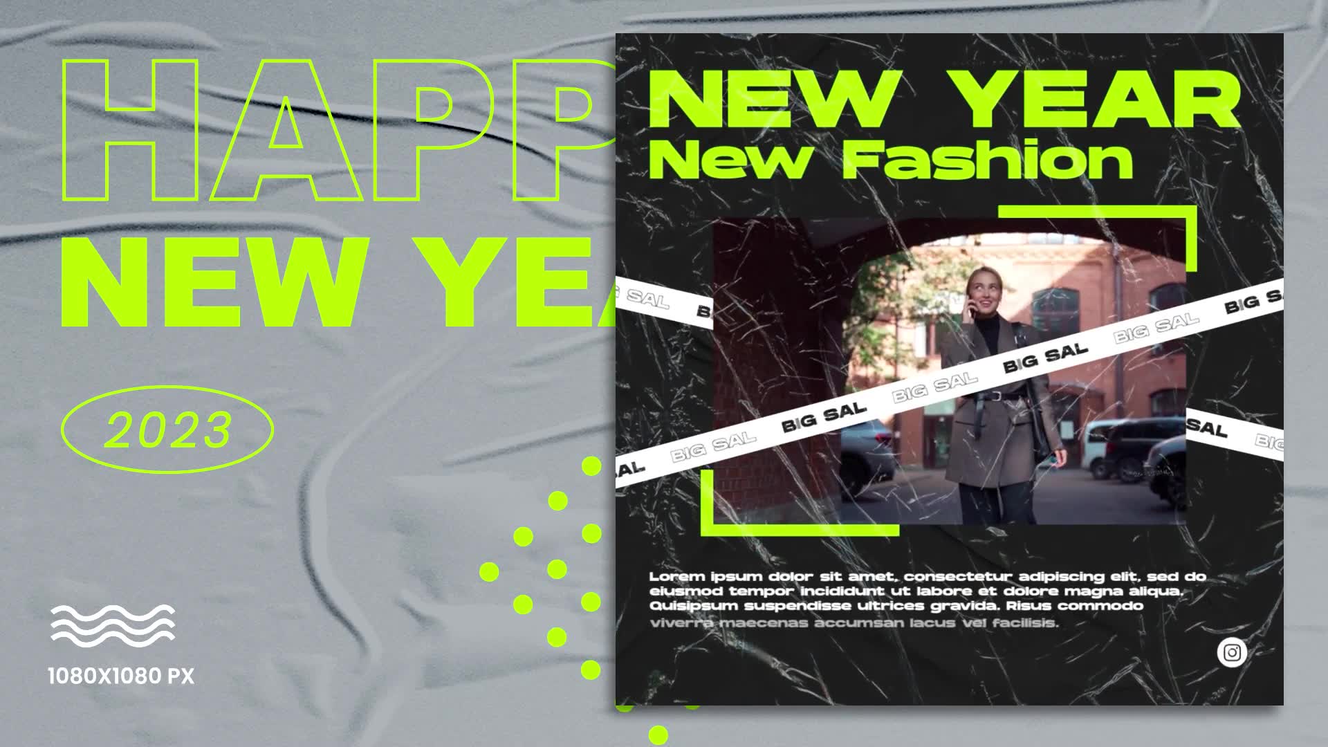 Happy New Year Instagram Promo Post Videohive 42354655 After Effects Image 3