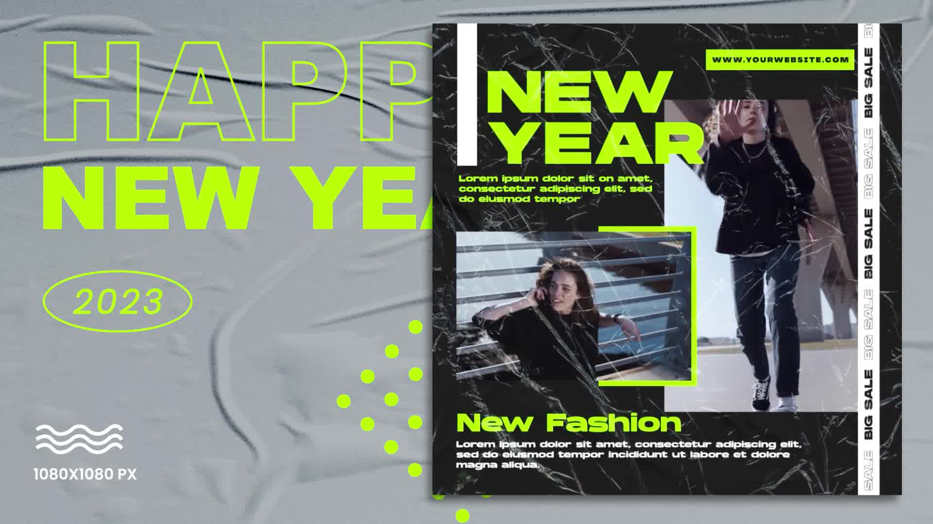 Happy New Year Instagram Promo Post Videohive 42354655 After Effects Image 9