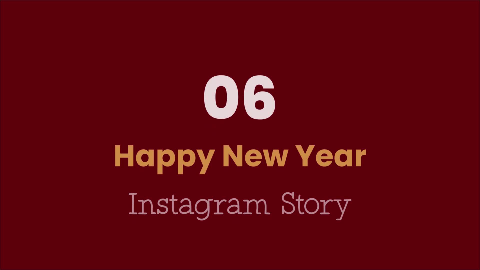 Happy New Year Instagram Story Videohive 35216167 After Effects Image 1