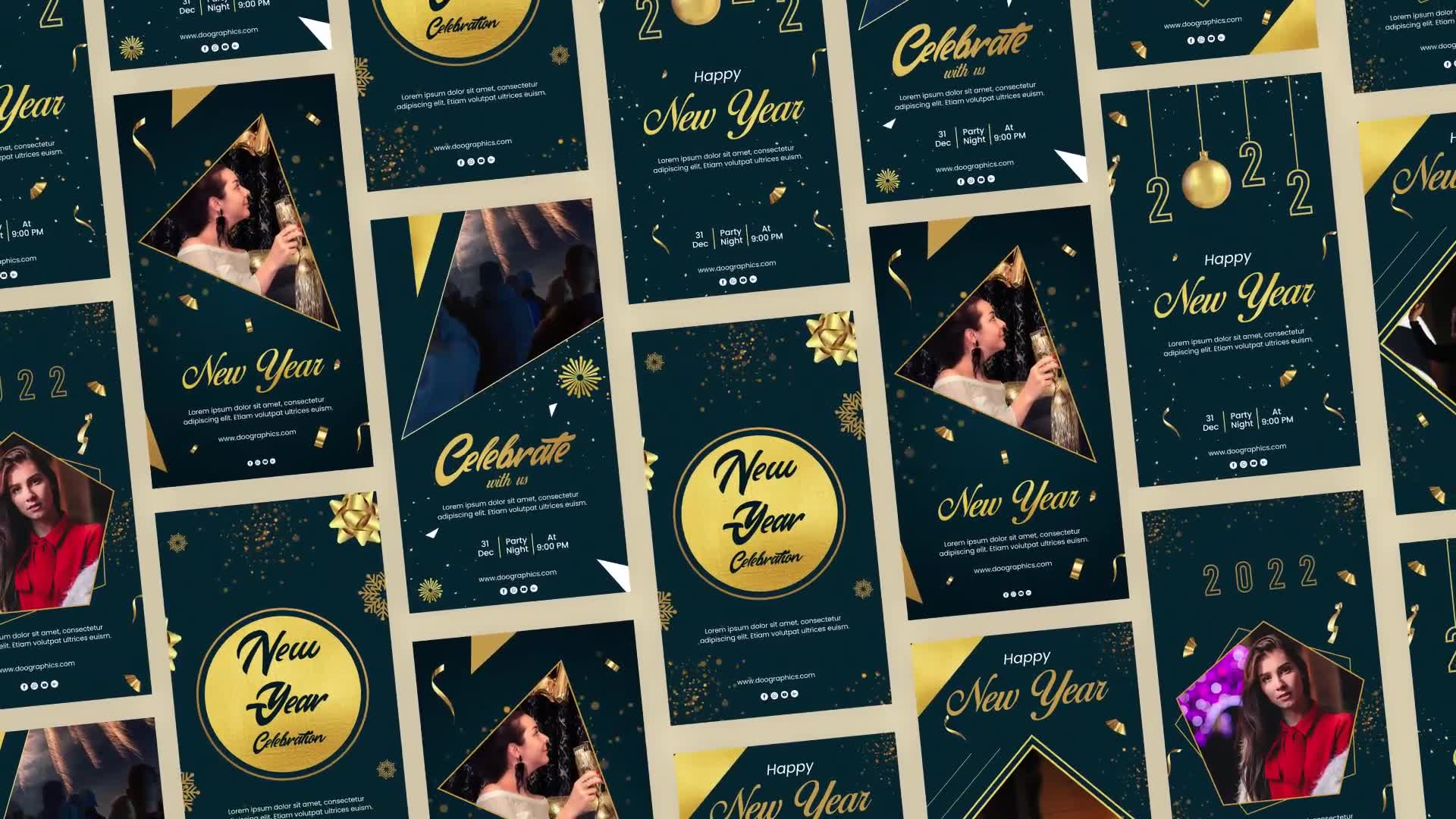 Happy New Year Instagram Story Pack Videohive 35216275 After Effects Image 2