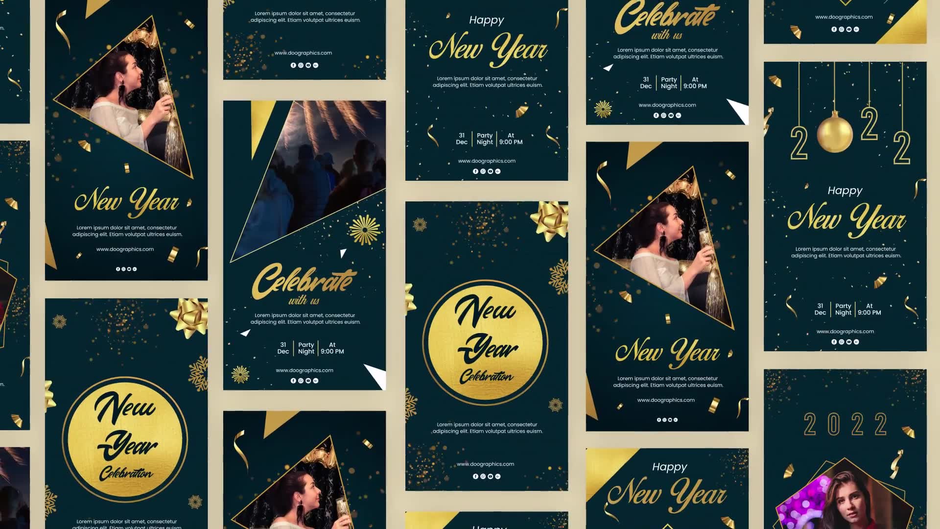 Happy New Year Instagram Story Pack Videohive 35216275 After Effects Image 3