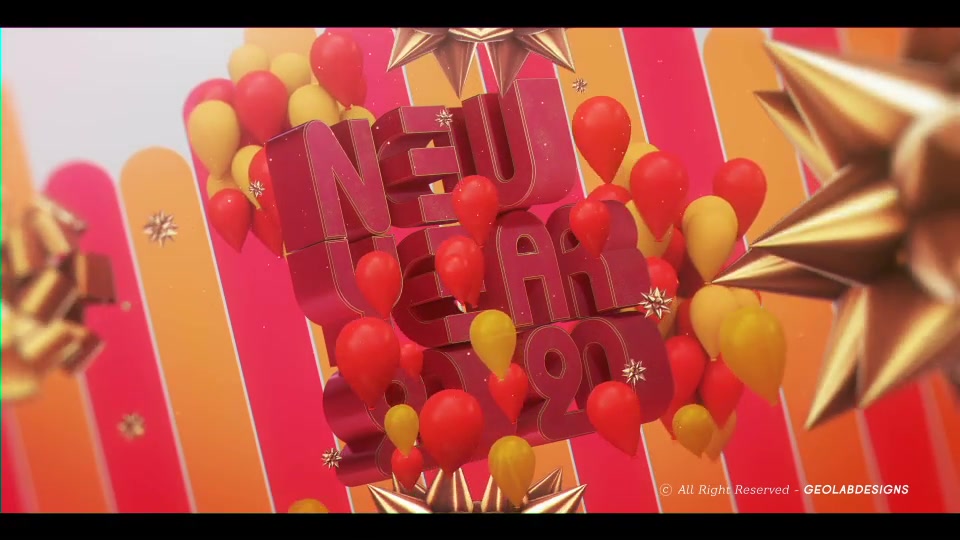 Happy New Year l New Year 2020 l New Year Celebration Template Videohive 25326604 After Effects Image 7