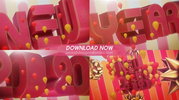 Happy New Year l New Year 2020 l New Year Celebration Template - Download Videohive 25326604