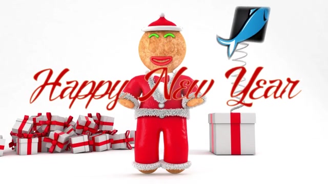Happy New Year with Gingerbread Videohive 19195558 After Effects Image 5