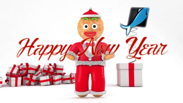 Happy New Year with Gingerbread Videohive 19195558 After Effects Image 6