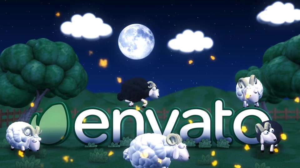Happy Sheeps at Meadow Logo Reveal Videohive 6143713 After Effects Image 10