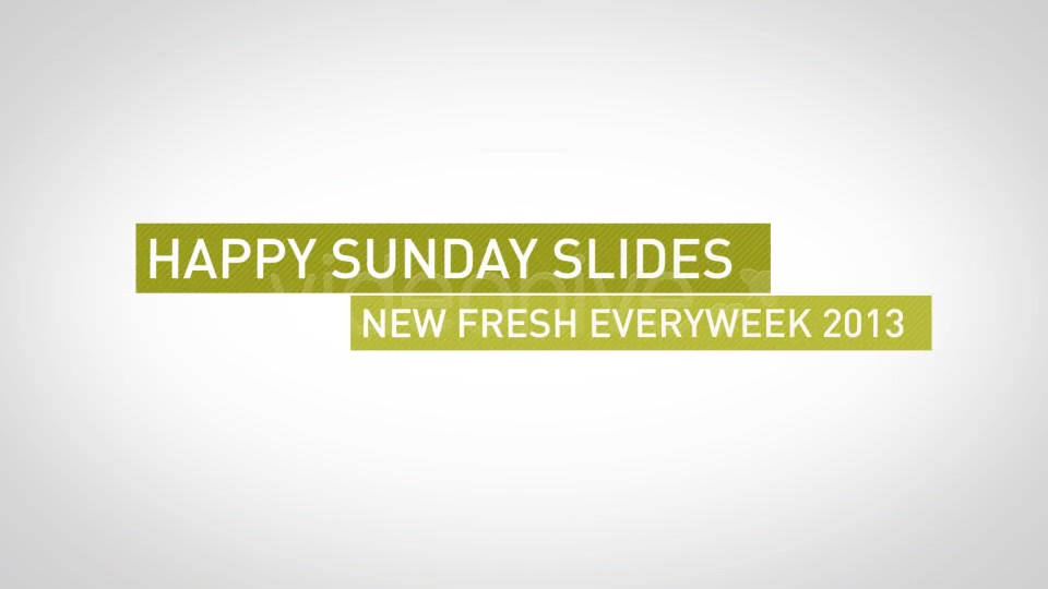 Happy Sunday Slides - Download Videohive 4632846