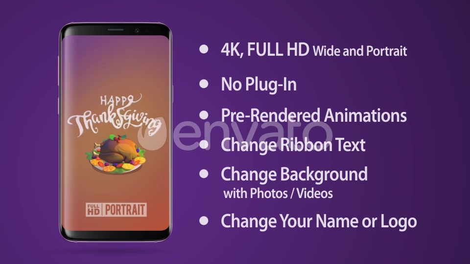 Happy Thanksgiving 3D Videohive 22873908 After Effects Image 11