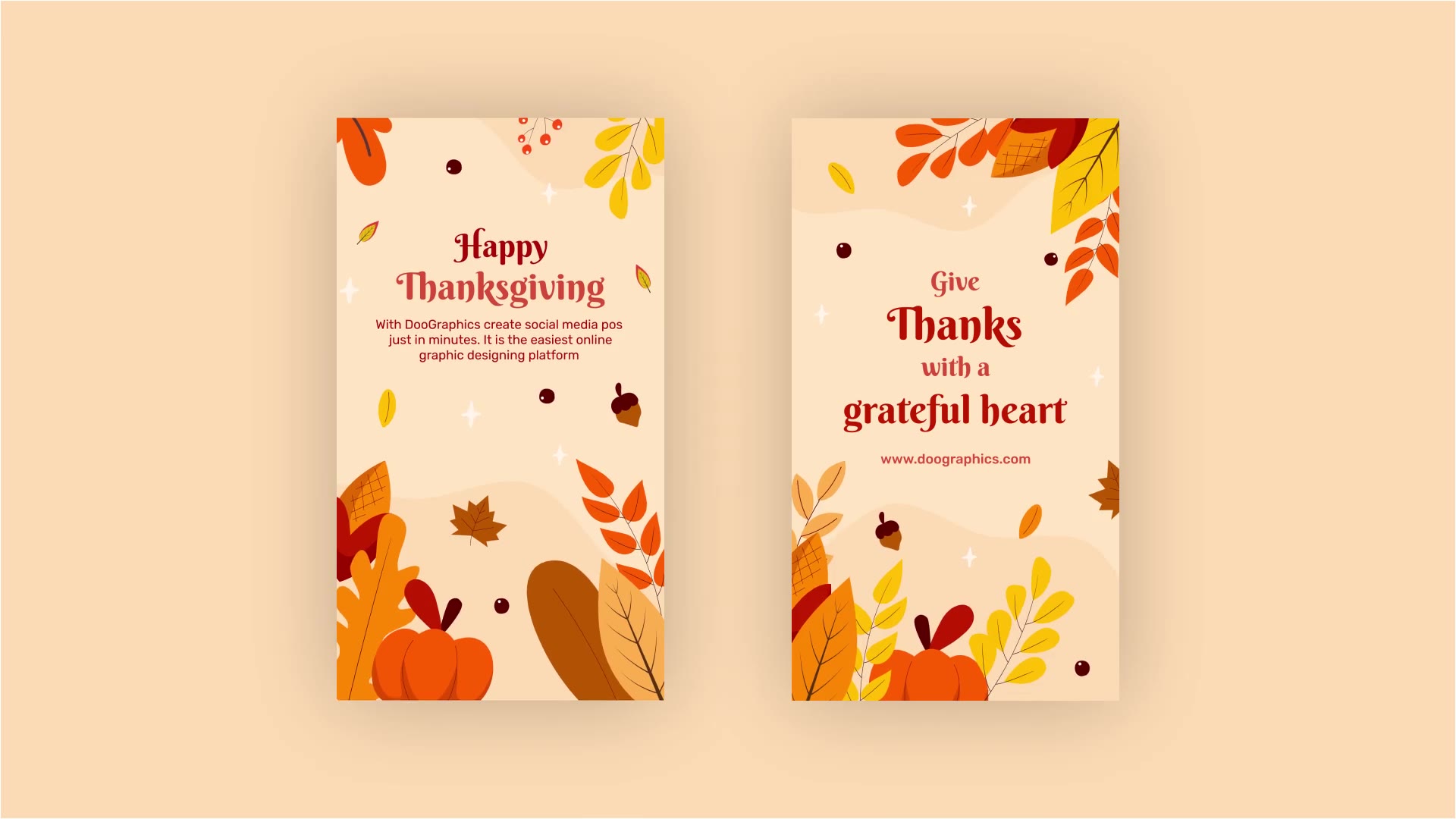 Happy Thanksgiving Instagram Stories Videohive 34765382 After Effects Image 3