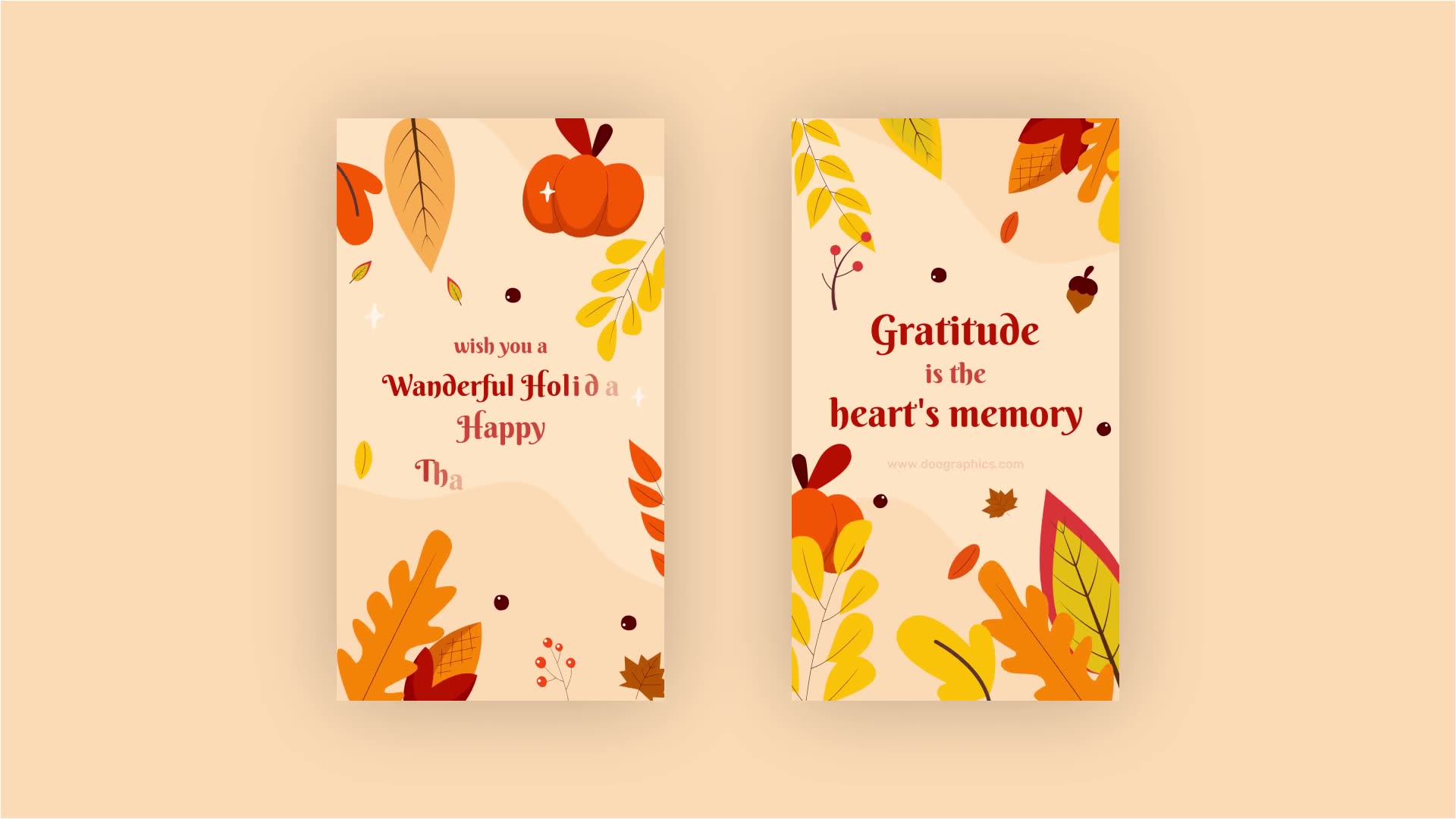 Happy Thanksgiving Instagram Stories Videohive 34765382 After Effects Image 8