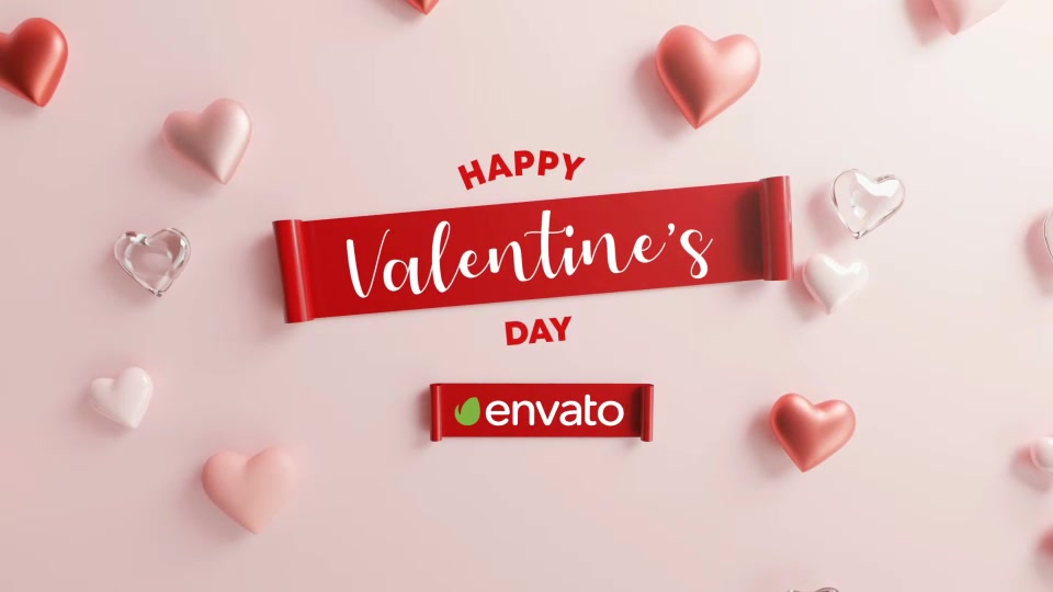 Happy Valentine Logo Reveal 3D Videohive 30263425 After Effects Image 10