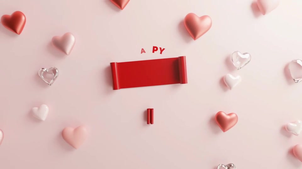 Happy Valentine Logo Reveal 3D Videohive 30263425 After Effects Image 5