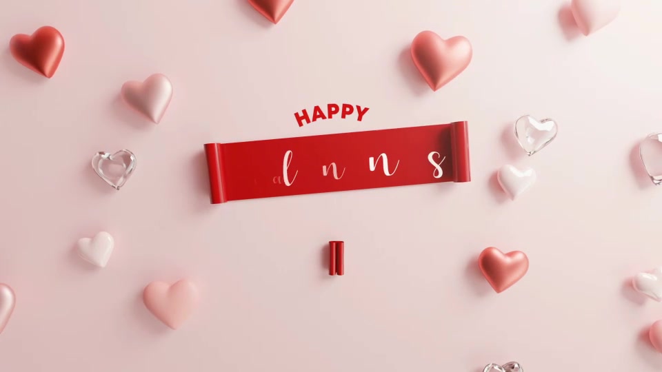 Happy Valentine Logo Reveal 3D Videohive 30263425 After Effects Image 6