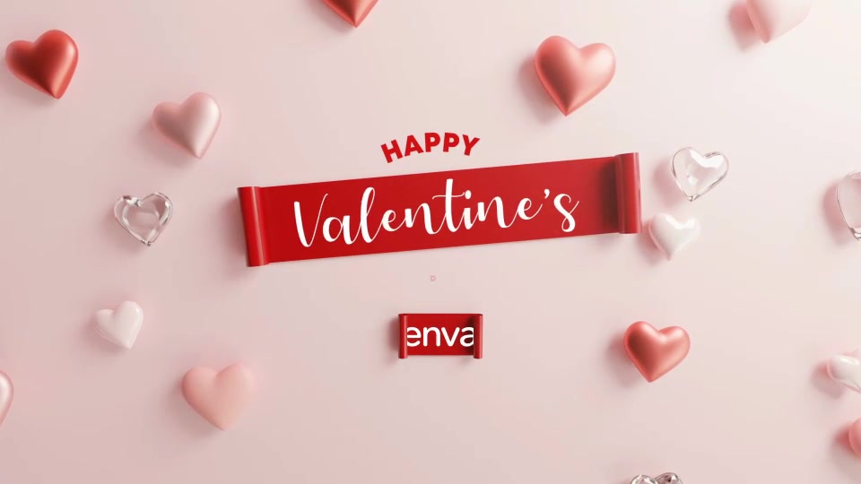 Happy Valentine Logo Reveal 3D Videohive 30263425 After Effects Image 7