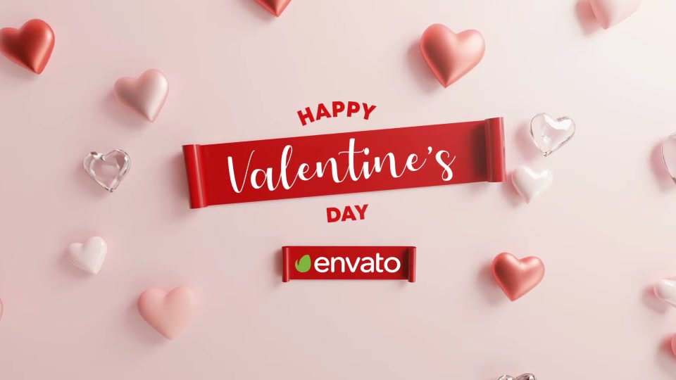 Happy Valentine Logo Reveal 3D Videohive 30263425 After Effects Image 8