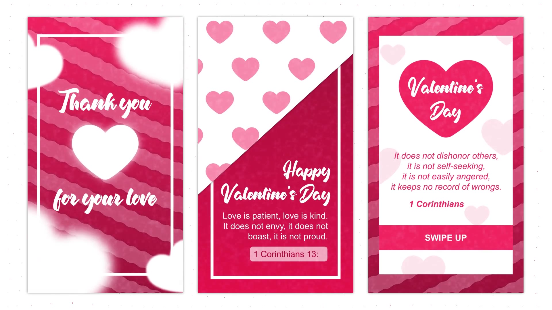 Happy Valentines Day 6 Stories + Posts Videohive 42931333 After Effects Image 5