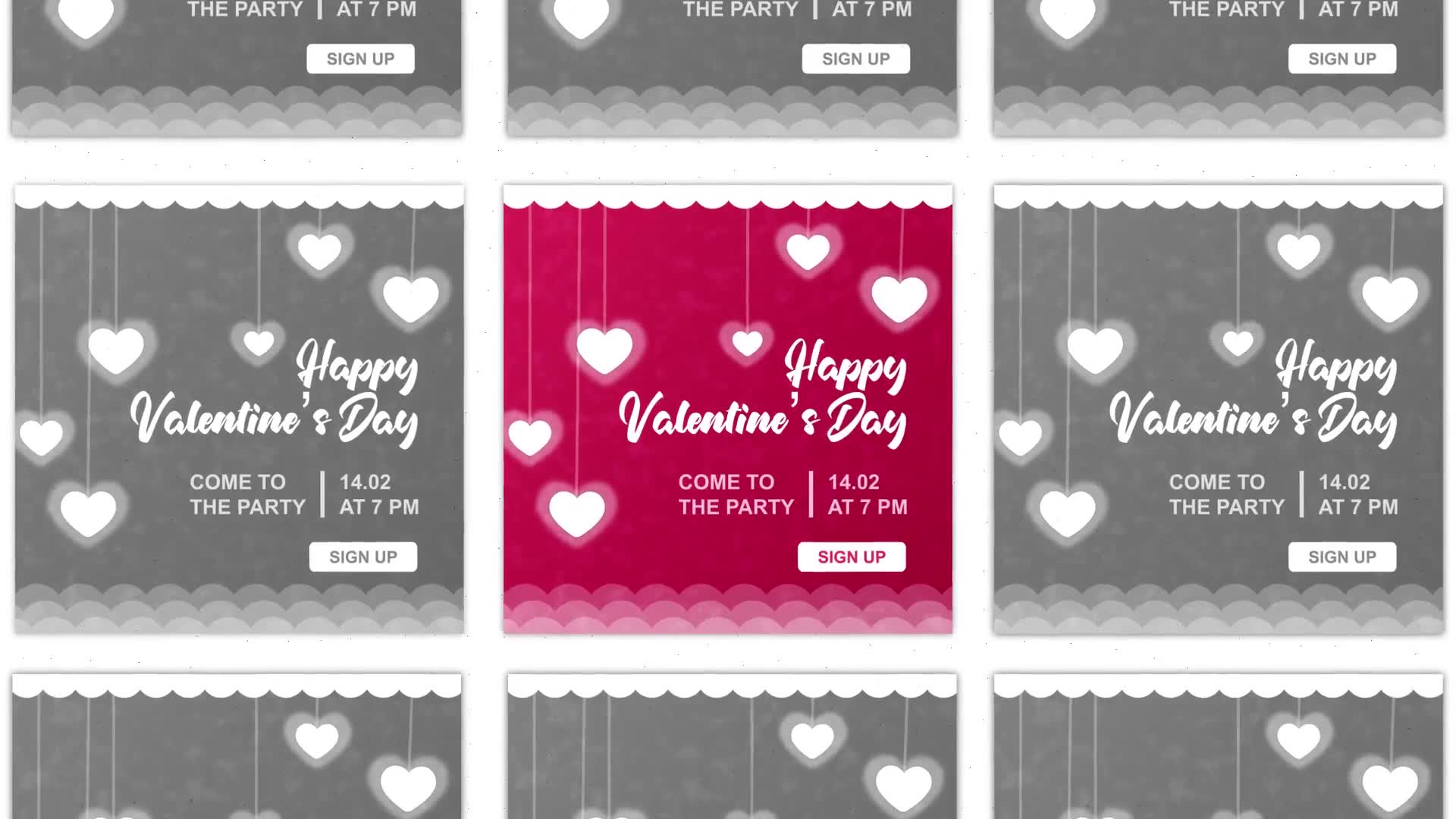 Happy Valentines Day 6 Stories + Posts Videohive 42931333 After Effects Image 7