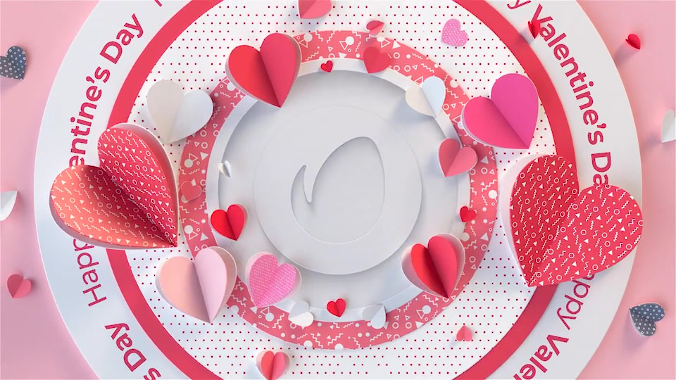 Happy Valentines Day Logo Videohive 36054971 After Effects Image 2