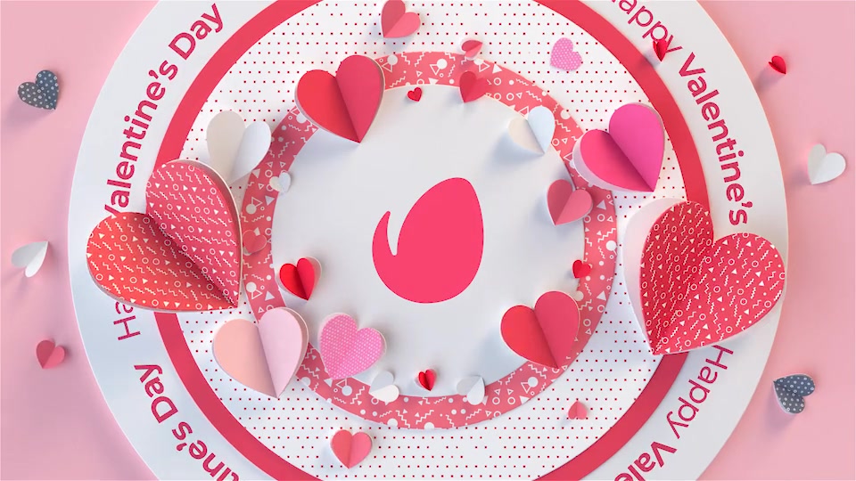 Happy Valentines Day Logo Videohive 36054971 After Effects Image 3