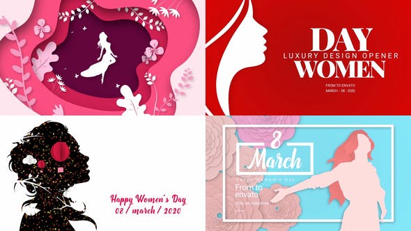 Happy Womens Day (4 in 1) - Download 31575139 Videohive