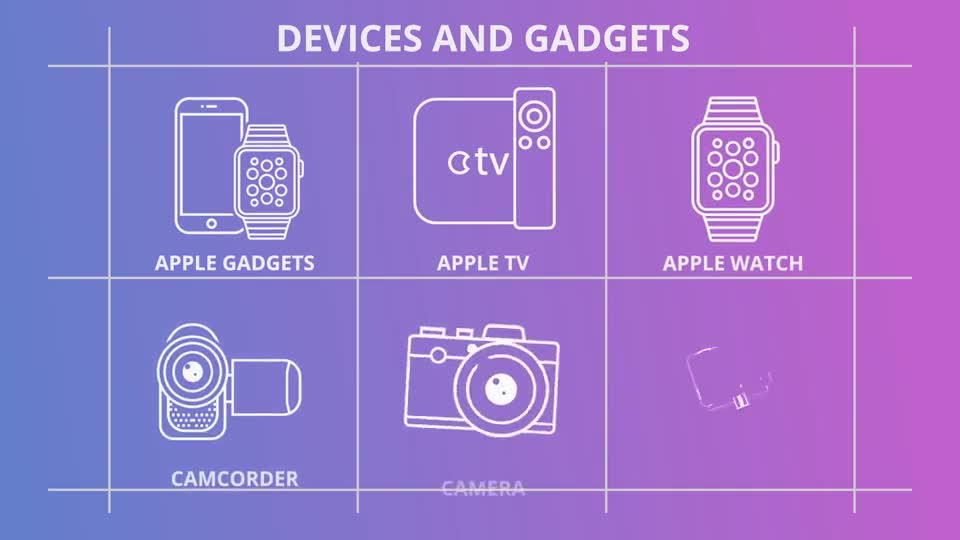 Hardware And Devices Outline Icons - Download Videohive 21291250