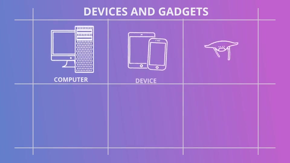 Hardware And Devices Outline Icons - Download Videohive 21291250