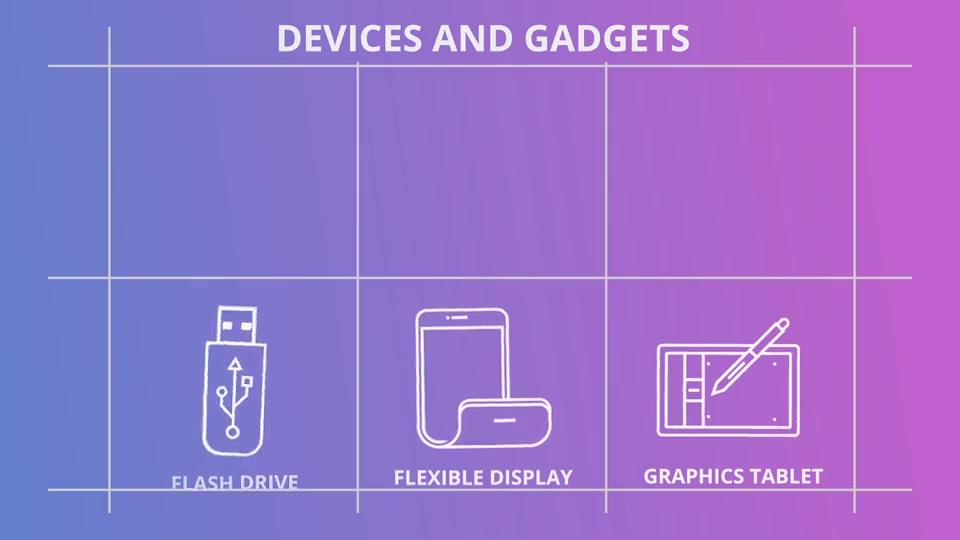 Hardware And Devices Outline Icons - Download Videohive 21291250